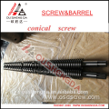 conical twin screw and barrel for PVC